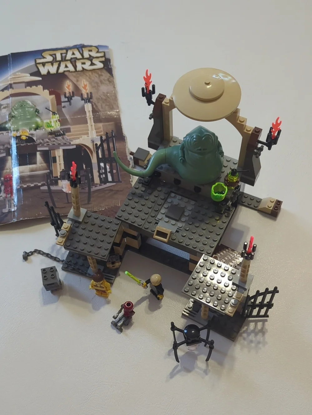 Star Wars Lego 4480 Jabba's Palace Complete With Minifigures Slave Princess Leia